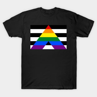 LGBTQ Ally Pride Flag T-Shirt